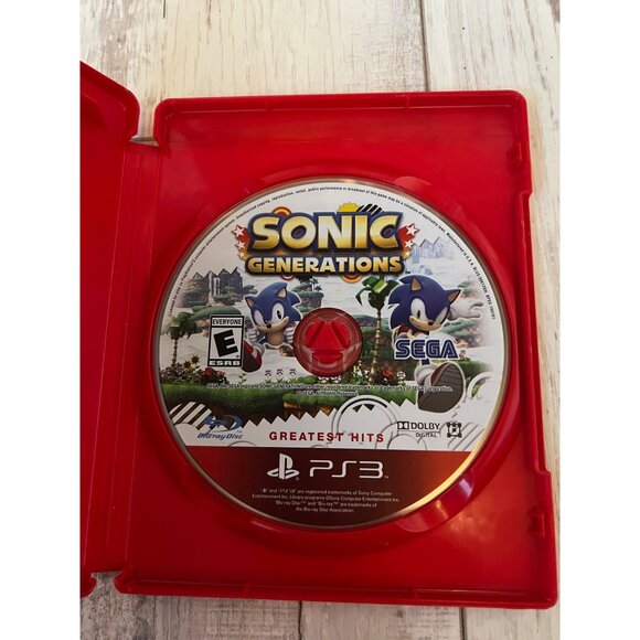 Sega Sonic Generations PS3 Video Game Greatest Hits Rated E Preowned - Picture 2 of 3
